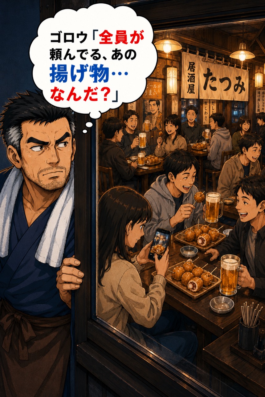 うちの常連まで、と悔しがるゴロウ