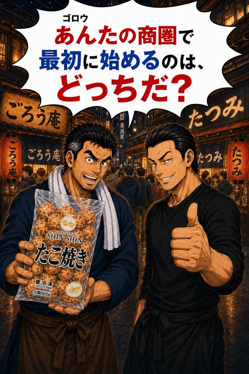 あんたの商圏で最初に始めるのはどっちだ